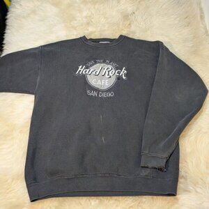 Vintage Hard Rock Cafe San Diego Sweatshirt Size Large